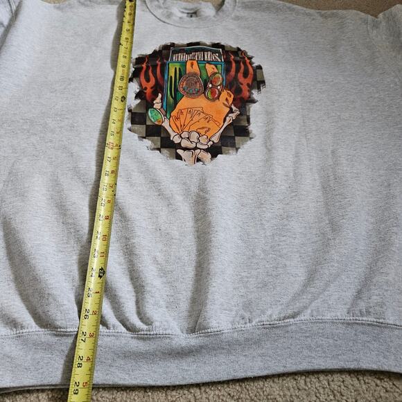 Western Punchy Plus Size Crew Sweater 3XL - Picture 6 of 6